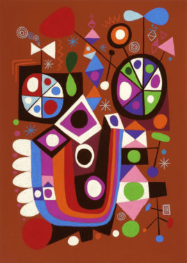 "Dial" Ink jet print on paper