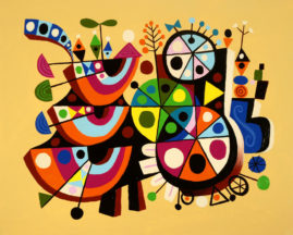 "Triterraclocks" print by Rodney Alan Greenblat