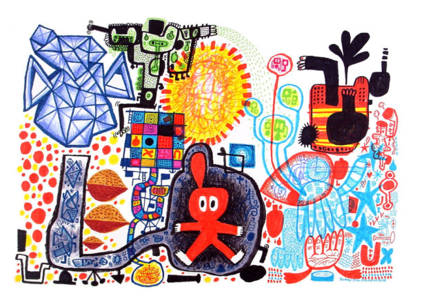 Journey With Revelation - Marker on Paper 2003