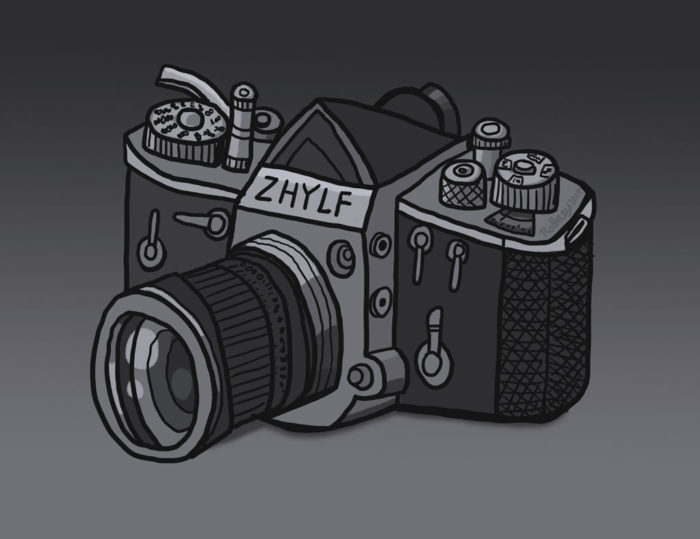 Latest Camera - digital painting - 7.5 x 6 inches - September 27, 2014
