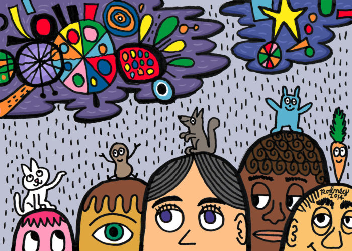 Summer Rain - Marker with digital painting