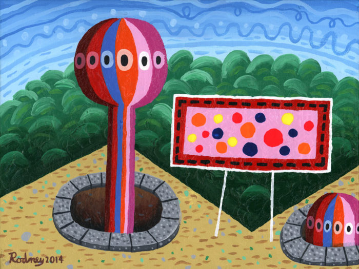 Emerge - Acrylic on Canvas - 9 x 12 inches - 2014