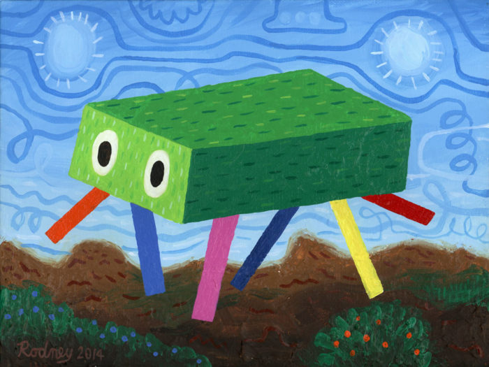 Wander - Acrylic on Canvas - 9 x 12 inches - 2014