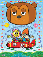 Signed Print - Parappa and Sunny Go Ballooning
