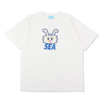 Thunder Bunny T-Shirt "Fluffy Logo" SMALL (White) by Wind and Sea Japan