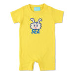 Thunder Bunny Baby Romper (YELLOW) by Wind and Sea Japan