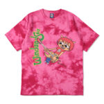 T-Shirt "Lammy with Guitar" Tie Dye SMALL (Pink) by Wind and Sea