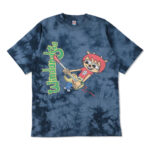 T-Shirt "Lammy with Guitar" Tie Dye SMALL (Blue) by Wind and Sea
