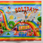 Kaela "Holiday" Japanese Pop Music Picnic Mat - Rodney Art