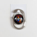 Parappa Double Clip Keychain - BLACK