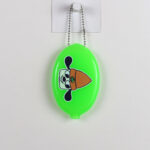 Parappa Rubber Coin Case - Parappa Face - GREEN