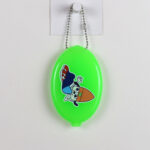 Parappa Rubber Coin Case - Parappa Relaxed - GREEN