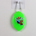 Parappa Rubber Coin Case - Skateboard - GREEN