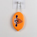 Parappa Rubber Coin Case - Parappa Face - ORANGE