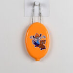 Parappa Rubber Coin Case - Skateboard - ORANGE