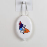 Parappa Rubber Coin Case - Parappa Relaxed - WHITE