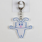Thunder Bunny Acrylic Keychain - Arms Out