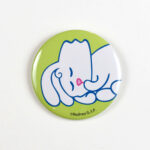 Thunder Bunny Pin Badge - Light Green