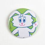 Thunder Bunny Pin Badge - Green