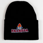 Parappa Logo Knit Cap - BLACK
