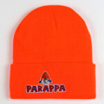 Parappa Logo Knit Cap - NEON ORANGE