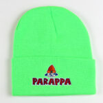 Parappa Logo Knit Cap - NEON GREEN