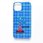 iPhone 14 Case - Katy Kat Blue Plaid